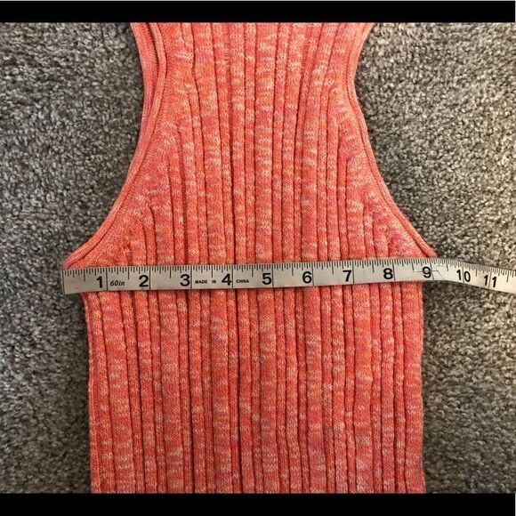NWT ANTHROPOLOGIE Knit High-Neck Tank in Pink Rose Size Medium - Picture 12 of 13